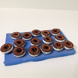 15x Copper Wire Wound Toroidal Choke Inductor Coils for Electronics DIY Projects